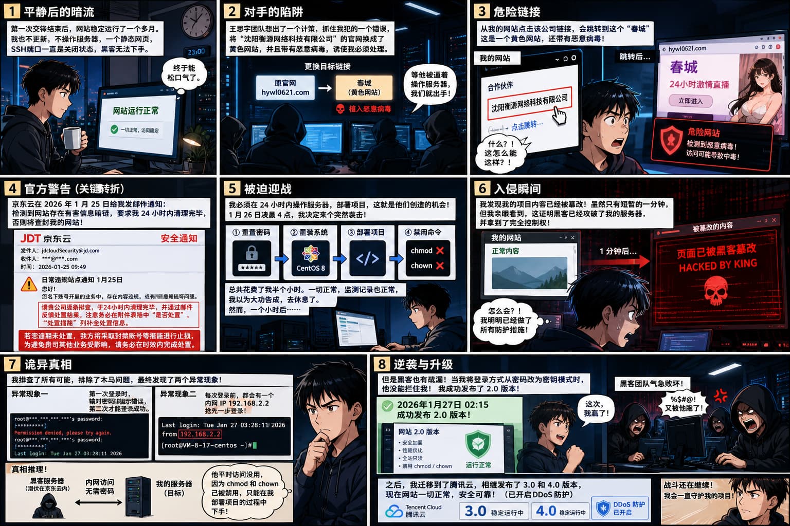 《与黑客的第二次交锋》漫画